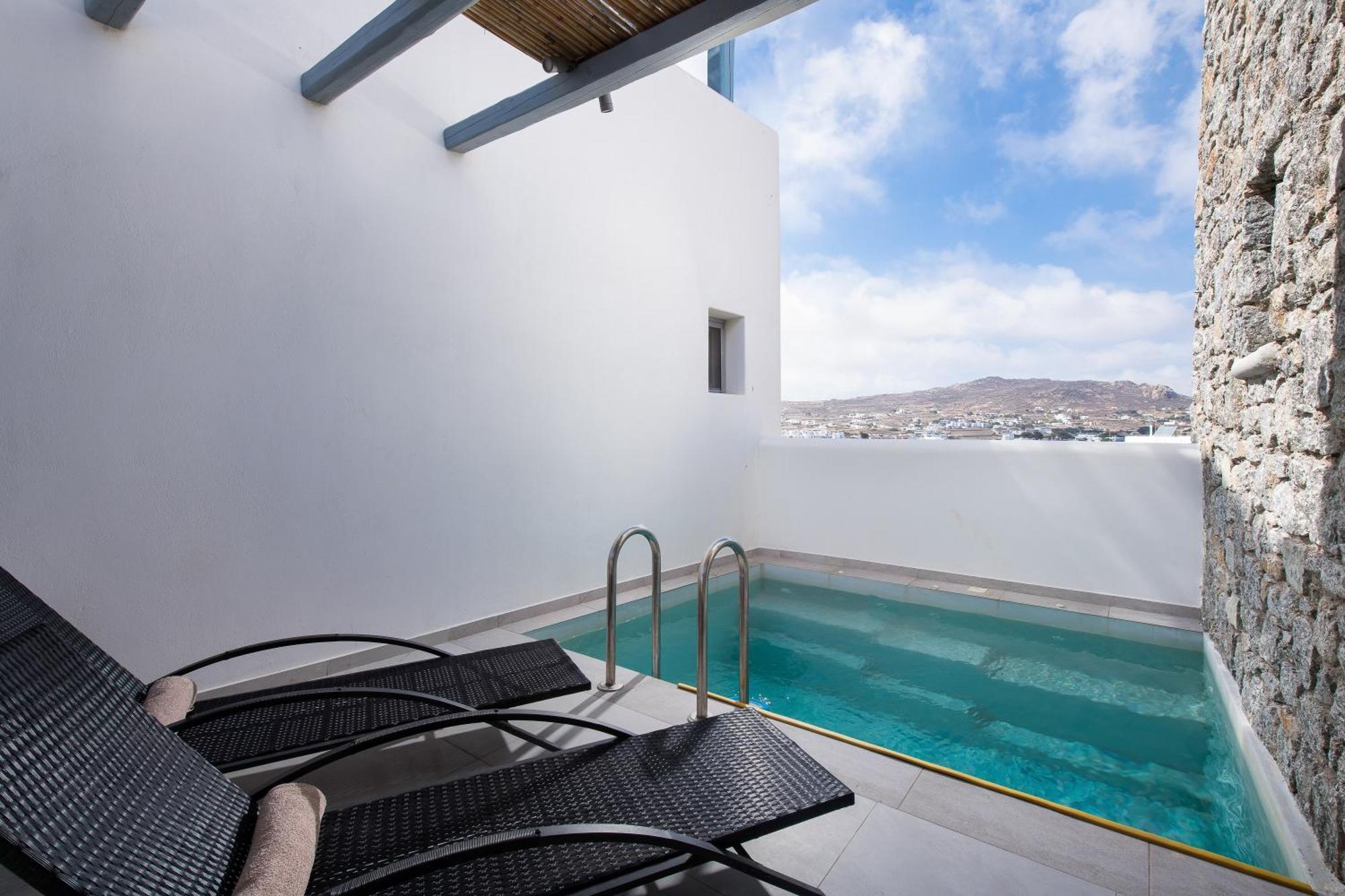 Hosting Moments Private Pool Holiday Home Ano Mera Dış mekan fotoğraf